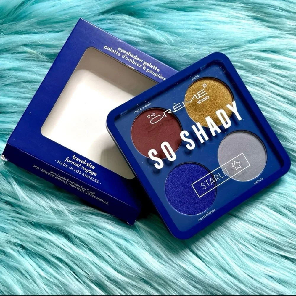 Creme Shop Galaxy So Shady Starlit Eyeshadow Palette 4 Color Travel Size NEW